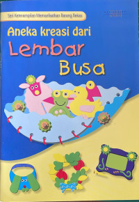Image of Aneka Kreasi Dari Lembar Busa
